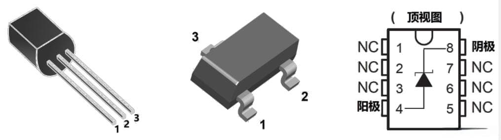 LM385微功耗1.2V和2.5V电压基准源