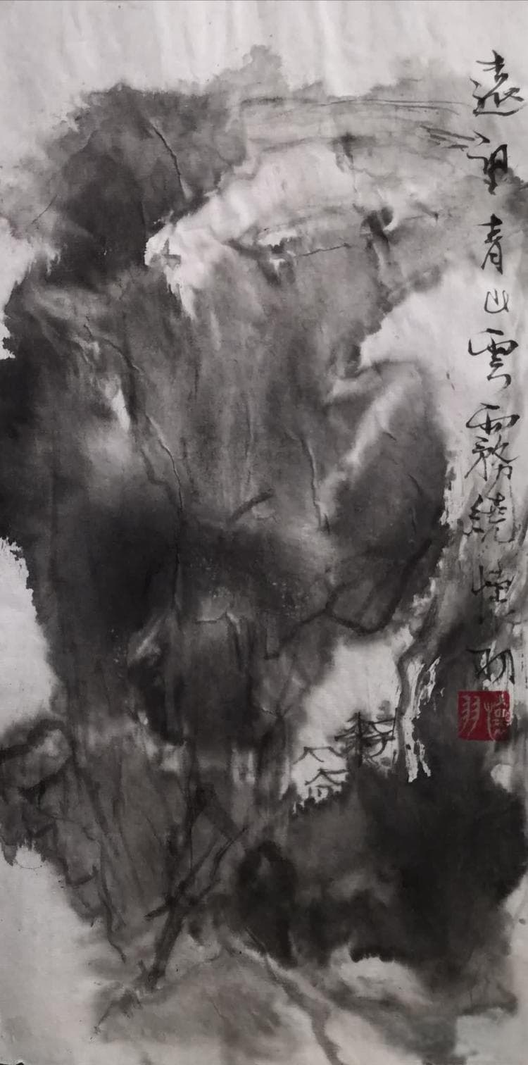 怀羽如何巧妙运用墨色营造画面层次感