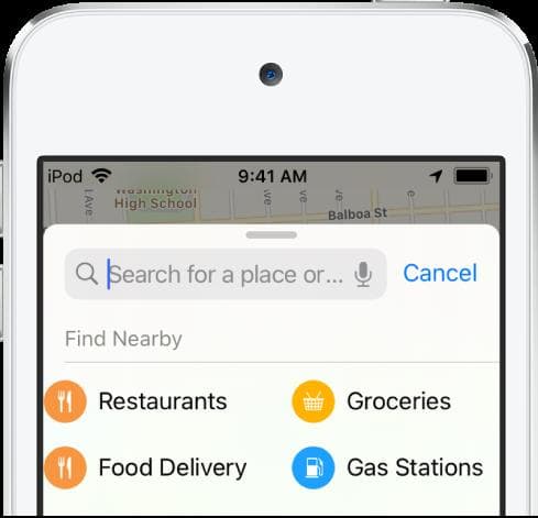 iPod touch地图功能升级：支持室内导航与周边搜索
