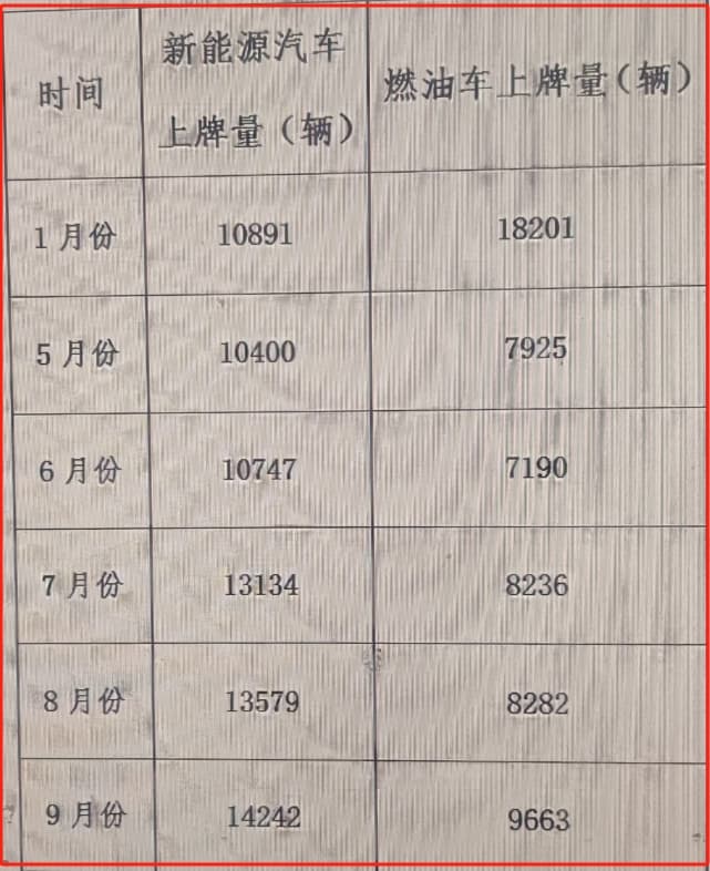 温州新能源汽车上牌量连续多月超过燃油车
