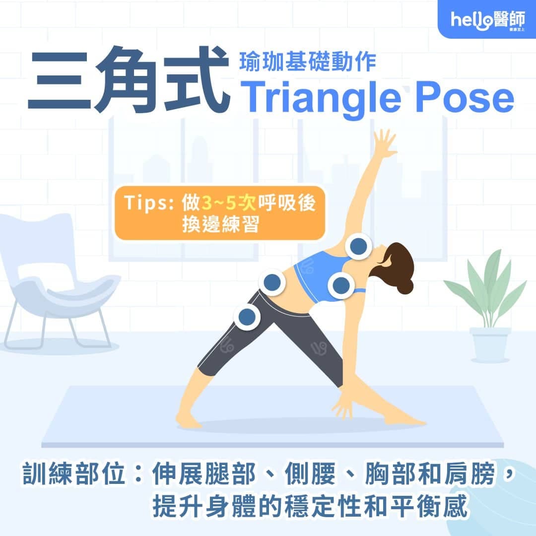 瑜伽10基础动作！瑜伽好处、课程种类、初学者动作姿勢图解