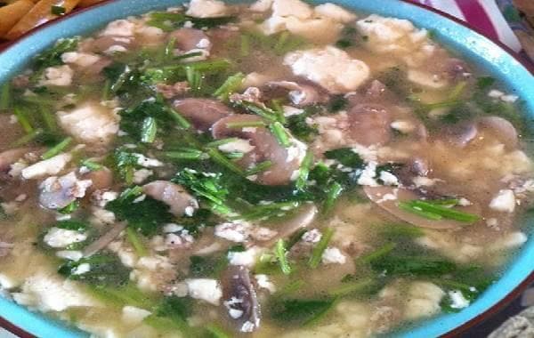 豆腐蘑菇汤