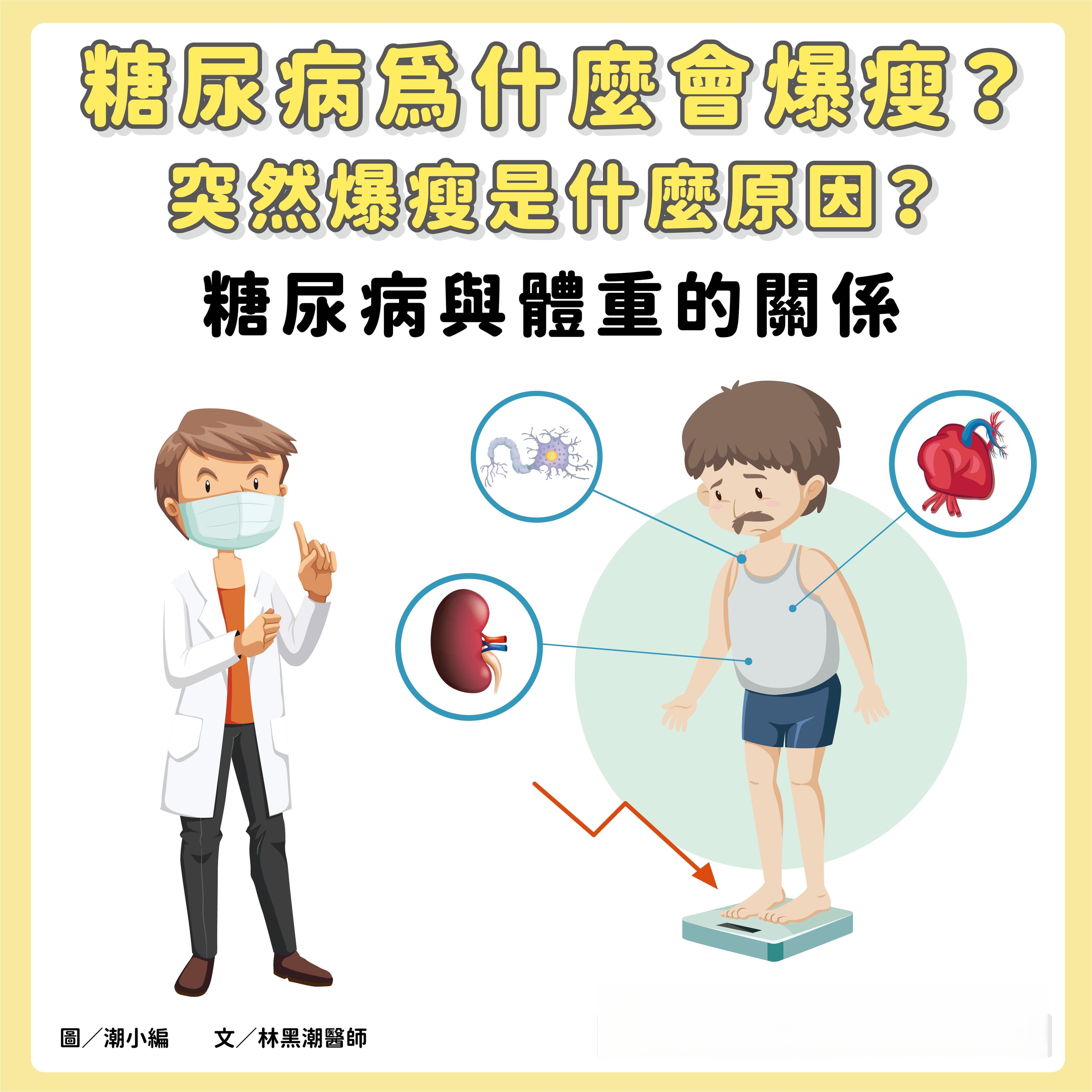 糖尿病为什么会导致体重快速下降？爆瘦的原因及应对方法