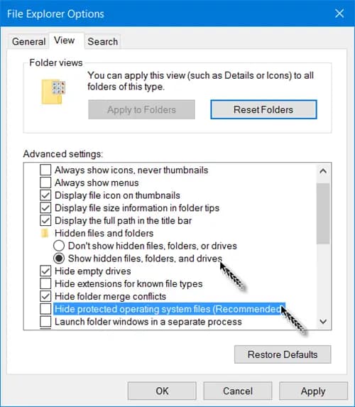 Windows 11/10中显示隐藏文件和文件夹的多种方法