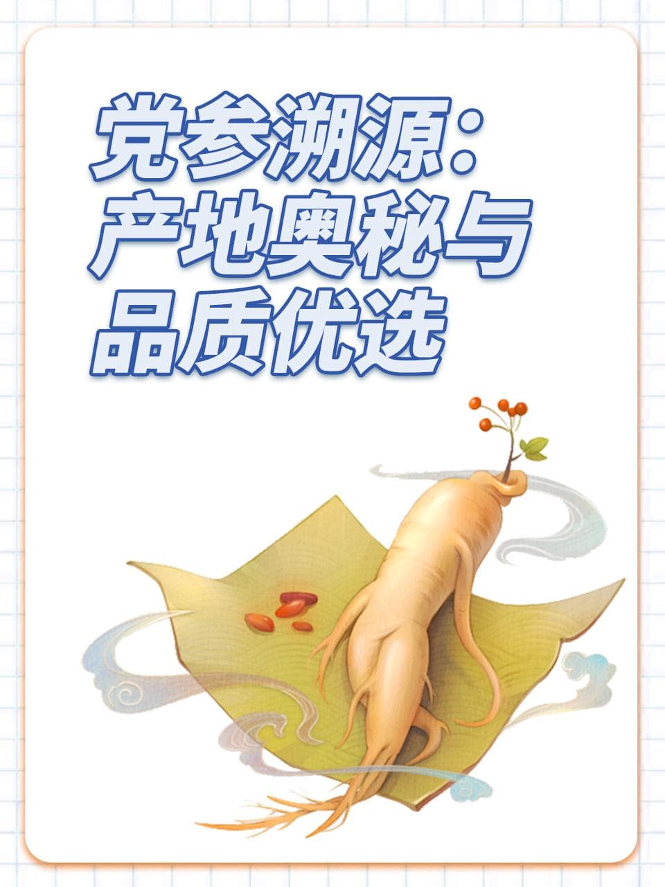 党参哪里品质好？这些产地你不可不知