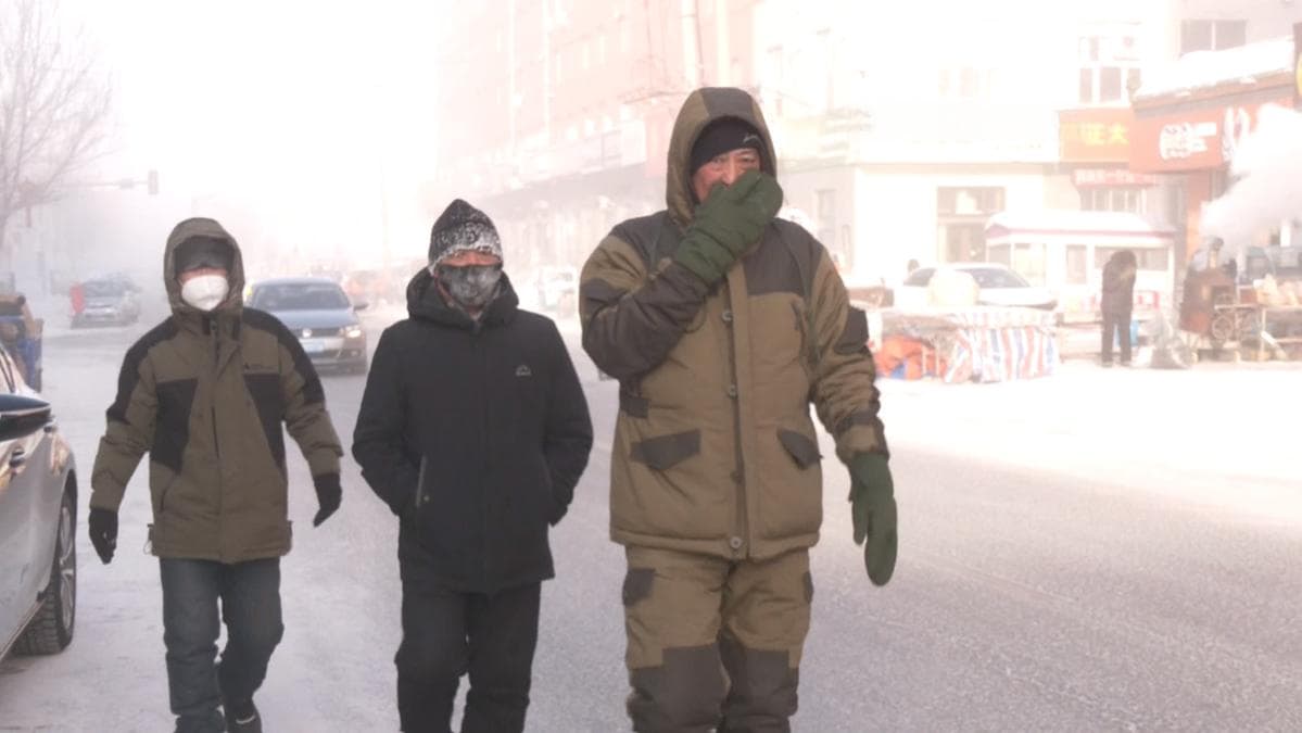 黑龙江呼玛县现-43.7℃极寒天气，多部门联动保障民生