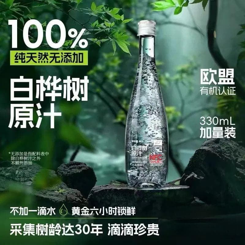 白桦树汁：从东北土特产到“液体钻石”，营养价值究竟如何？
