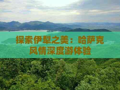 探索伊犁之美：哈萨克风情深度游体验