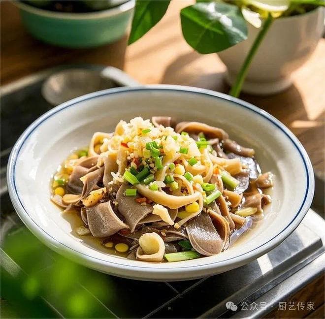 经典名肴——姜醋百页