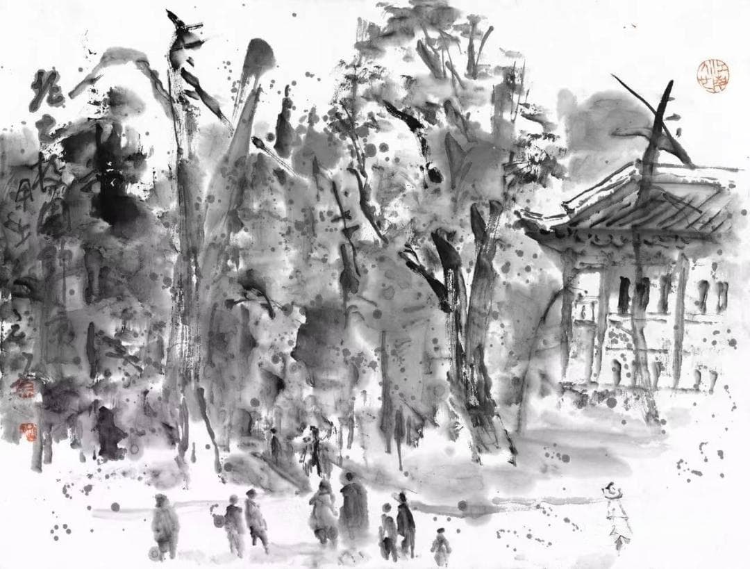 多维度艺术创新：吴立民音乐绘画对水墨艺术的未来启示