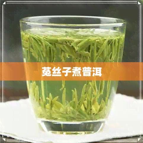 菟丝子煮普洱茶：养生功效与制作方法详解