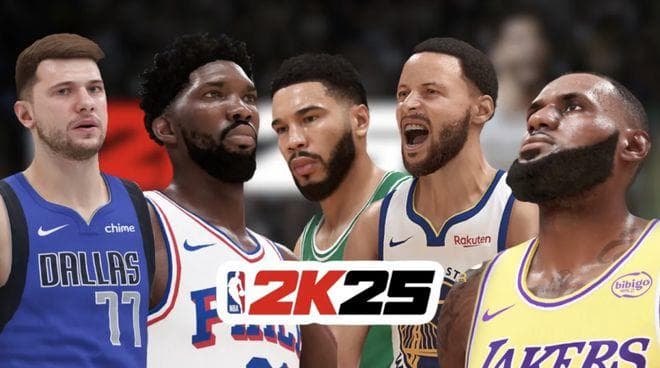 2K25球员能力值前十：约基奇东契奇字母哥97领衔 詹杜库未进前五