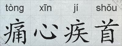 痛心疾首成语详解