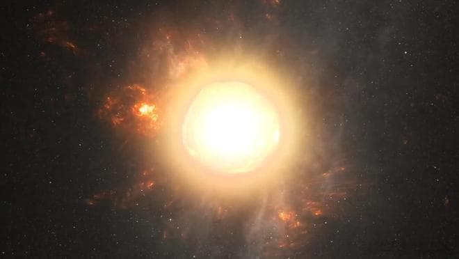 装下100亿个太阳，放在太阳系吞掉土星，已知最大恒星史蒂文森218