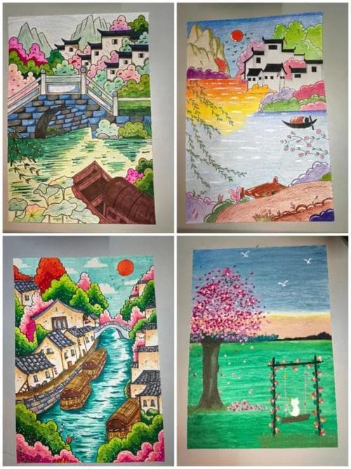 春日艺术盛宴：探索那些令人心醉的春天美术作品！