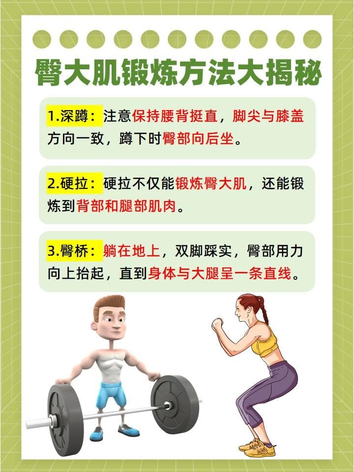 臀大肌：锻炼、预防损伤与恢复全攻略