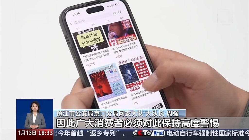央视揭秘特大"黄牛"倒票案：45人被抓，17款"外挂"被查