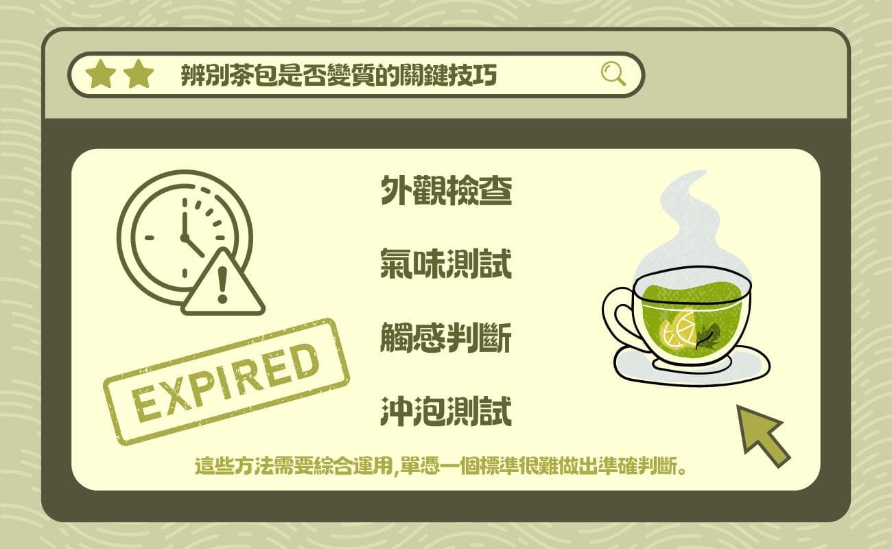 茶包放太久會變質嗎?來看看過期茶包的秘密!