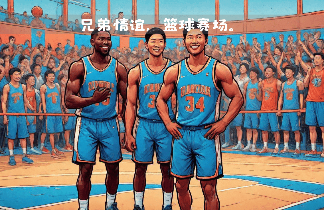 绝佳默契！篮球赛场上的兄弟情谊：一场美式篮球比赛的精彩瞬间回顾