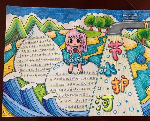 如何画手抄报节约用水？节约用水，从一幅手抄报开始！