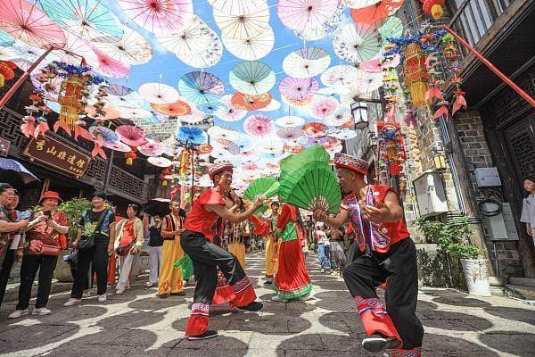 洪安古镇 民俗多彩