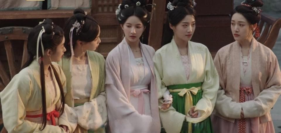 《五福临门》蓝盈莹演妃子，颜值一流，气质一流，演技亦一流