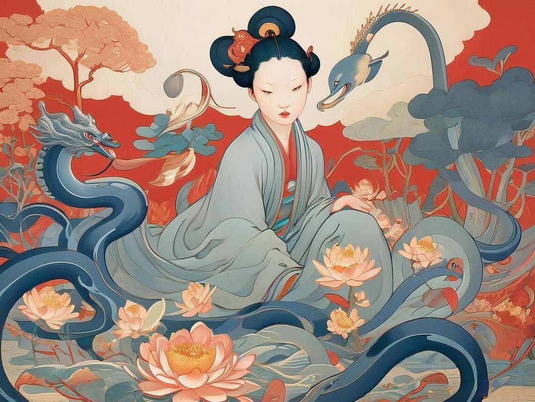“左青龙右白虎，前朱雀后玄武”，中间的神兽是谁？来，涨知识了