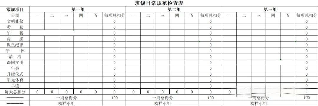 新学期攻略：超实用的班级管理表格大合集