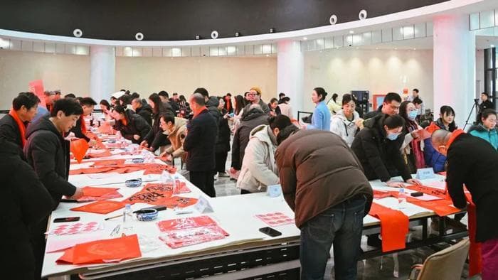 江苏盐城：非遗闹新春 文化年味浓