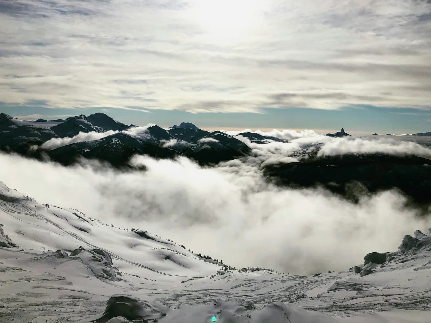 龙头山雪景云海美成水墨仙境！
