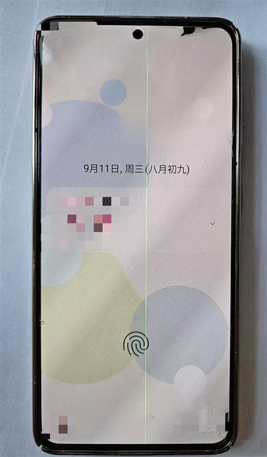 多名用户称三星手机屏幕出现绿线，客服：只能付费维修