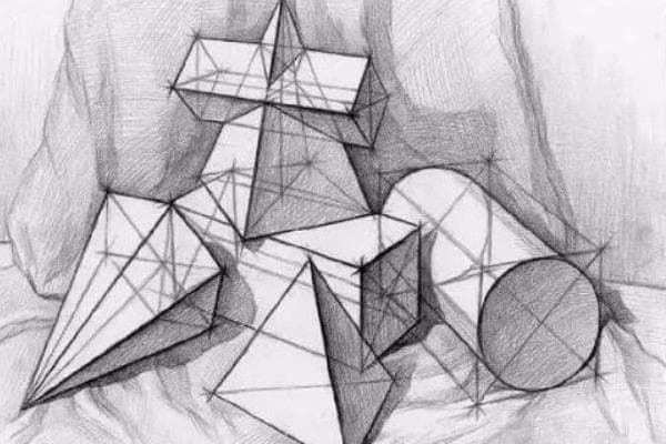 素描的五大要素与透视关系详解