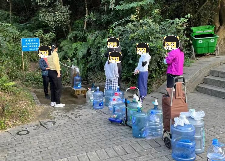 深圳市民排队上银湖山打水泡茶煲汤？不合格！别喝！