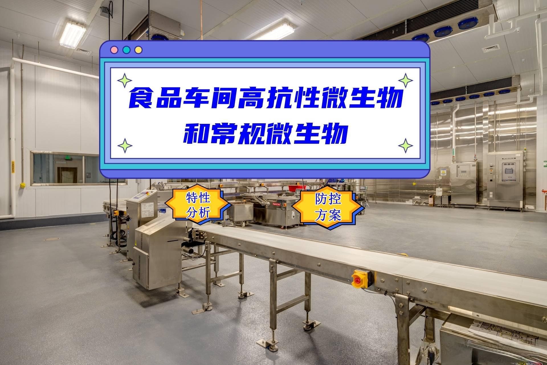 食品厂霉菌、芽孢、生物膜高抗性微生物特性分析及高效防控方案