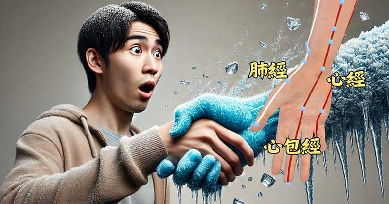 从经络理解手部冰冷的原因及改善方法