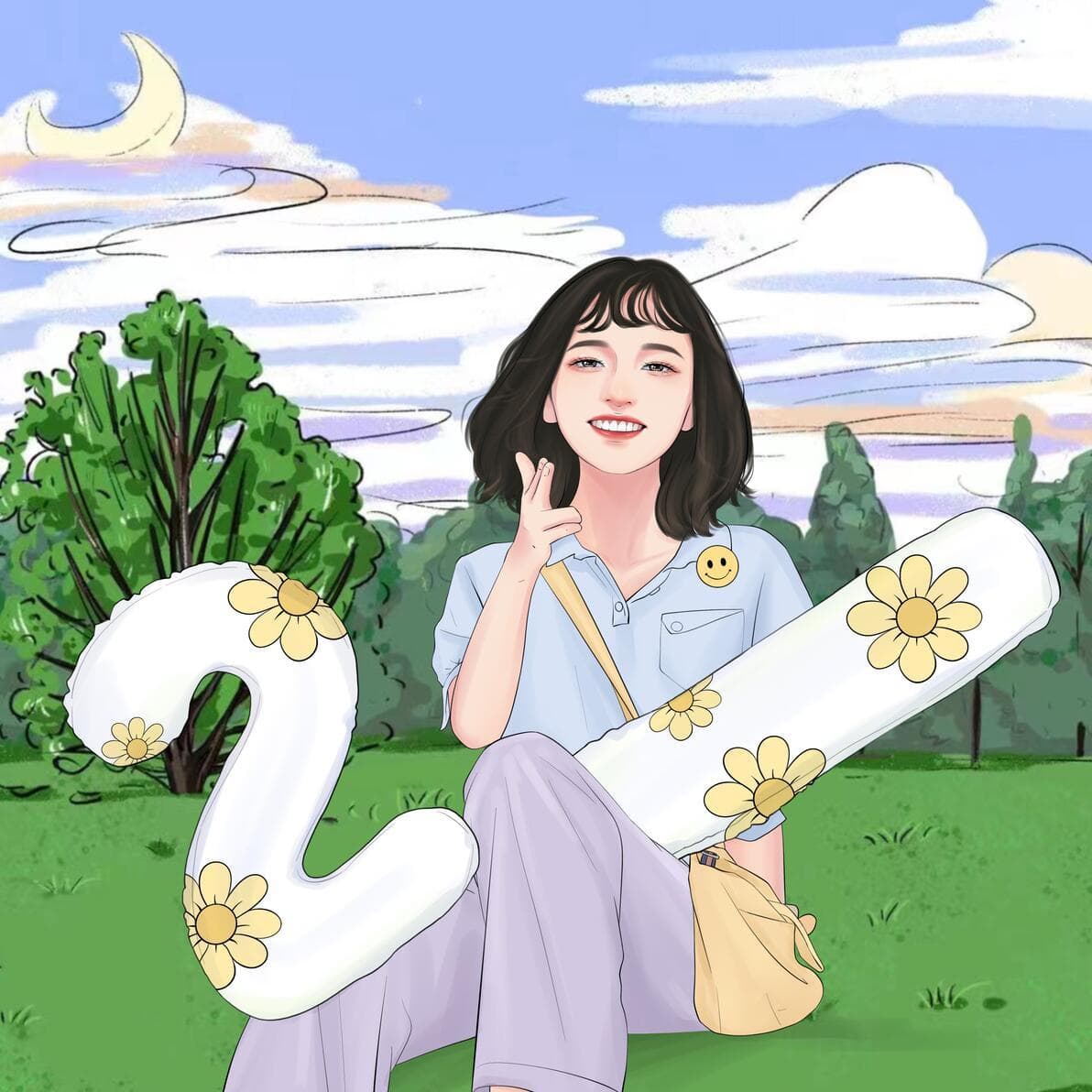 微信头像图片普通，卡通头像女