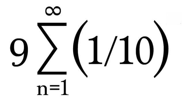 如何用基础数学求证0.999.=1？无穷给人类认知宇宙带来的困惑