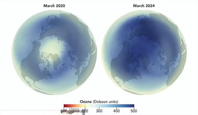 近40年过去，臭氧层自我恢复超预期，到2045年可能完全恢复
