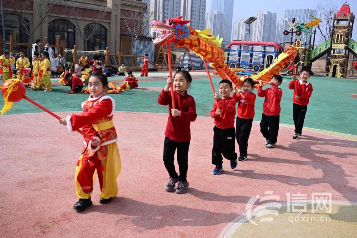 走进即墨皋虞路幼儿园 看萌娃如何过二月二民俗节
