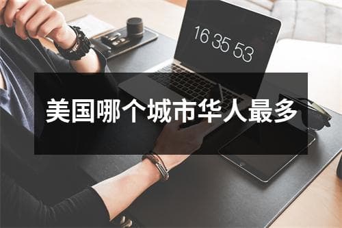 美国哪个城市华人最多