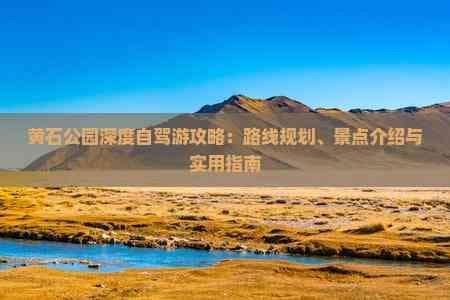 黄石公园深度自驾游攻略：路线规划、景点介绍与实用指南