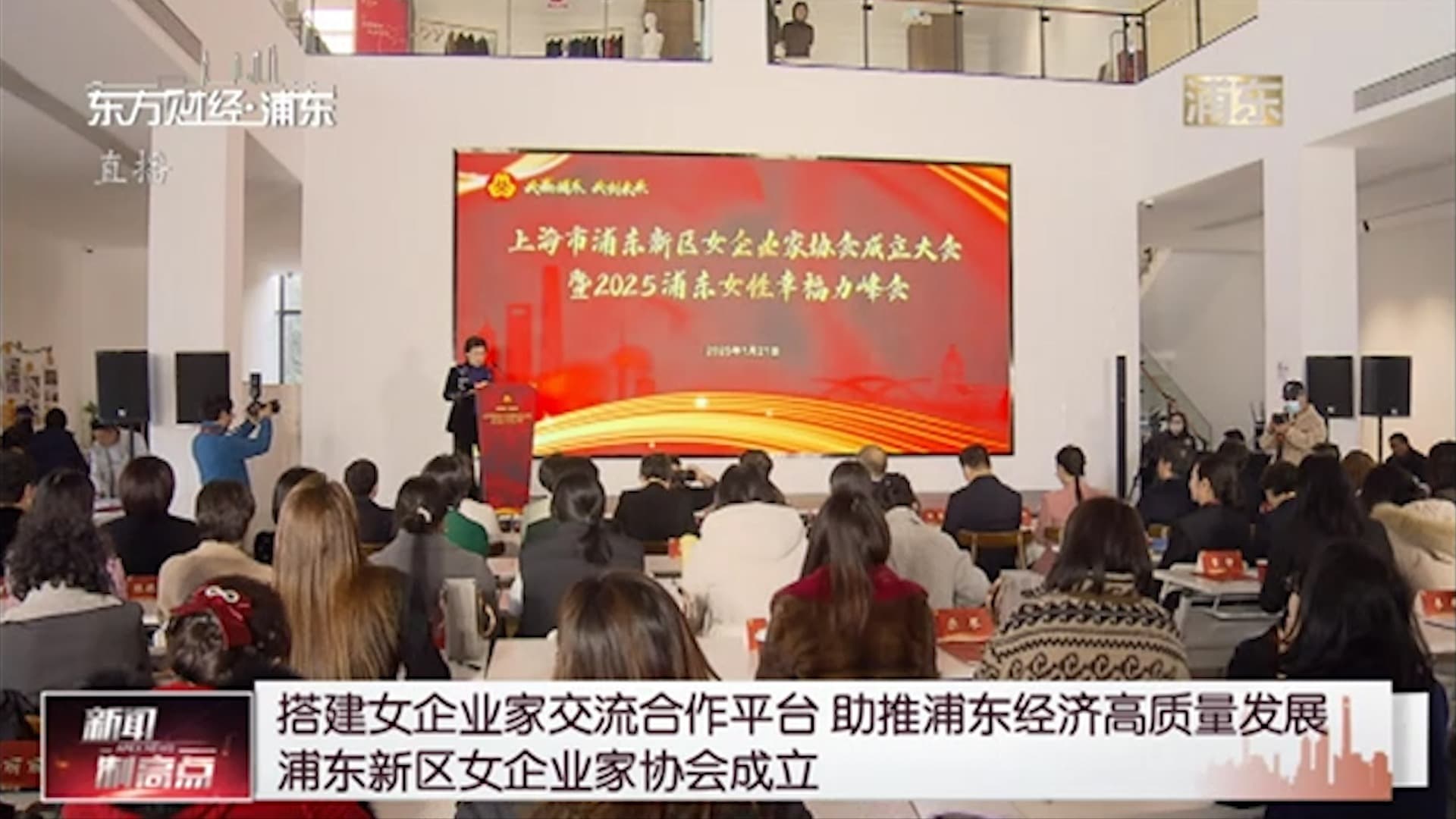 搭建女企业家交流合作平台 助推浦东经济高质量发展 浦东新区女企业家协会成立