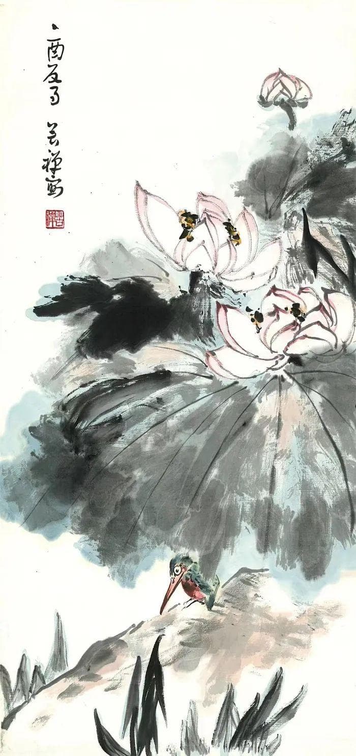 《明湖荷翠》：水墨画的至高境界 ——大师李苦禅名作赏析