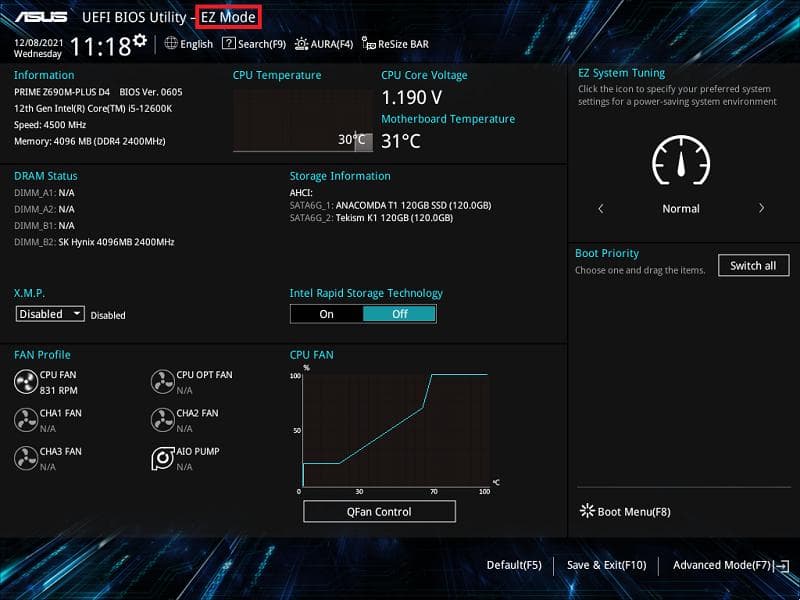 Intel 600或700系列主板BIOS下如何组建RAID