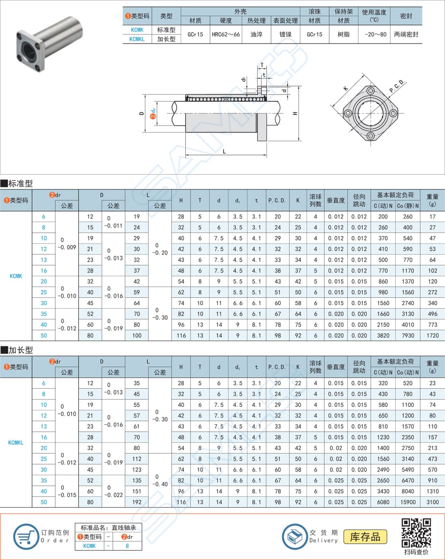 直线轴承的滚珠数量怎么选？