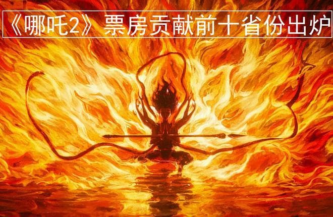《哪吒2》票房贡献前十省份出炉，经济和人口基数是主要影响因素