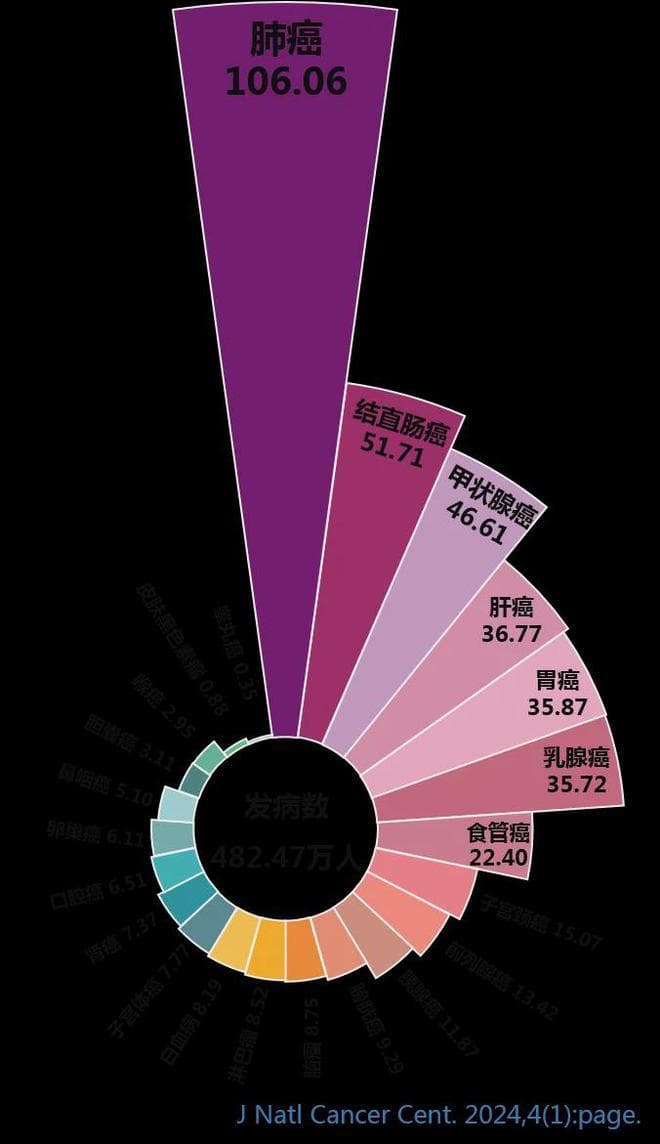 2024年中国癌症数据报告：发病率持续上升，1/5的人可能患癌