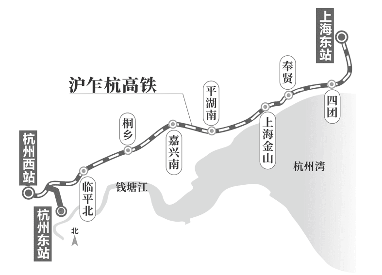 今后杭州东站可高铁直达上海浦东机场