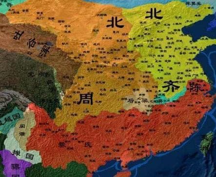 南北朝时期的三足鼎立局势