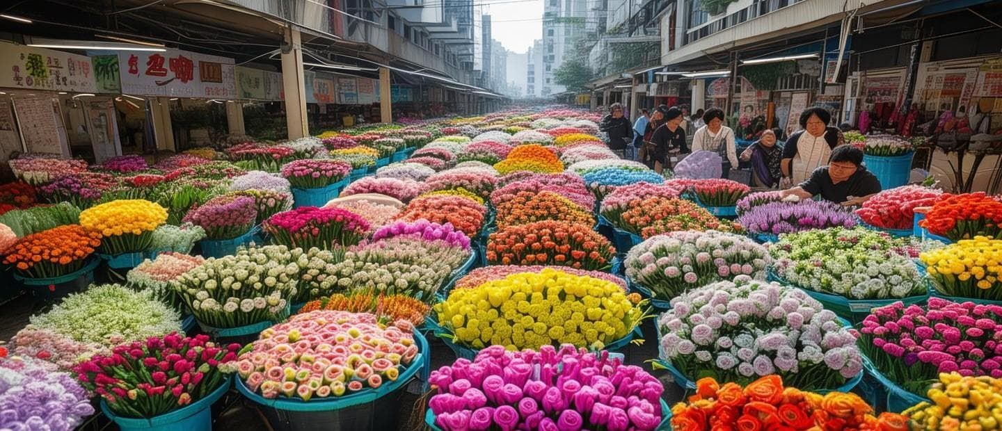 广州鲜花批发市场哪里更便宜？